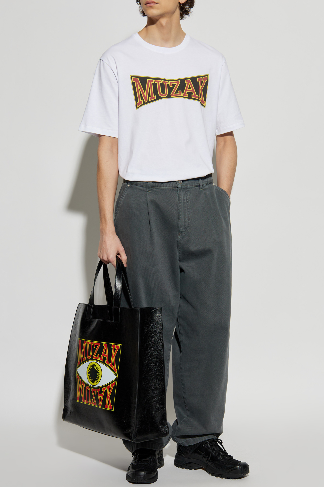 White T-shirt with print Bally - Vitkac AS